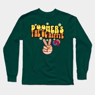 Boomers The OG Hippie Funny Quote Long Sleeve T-Shirt